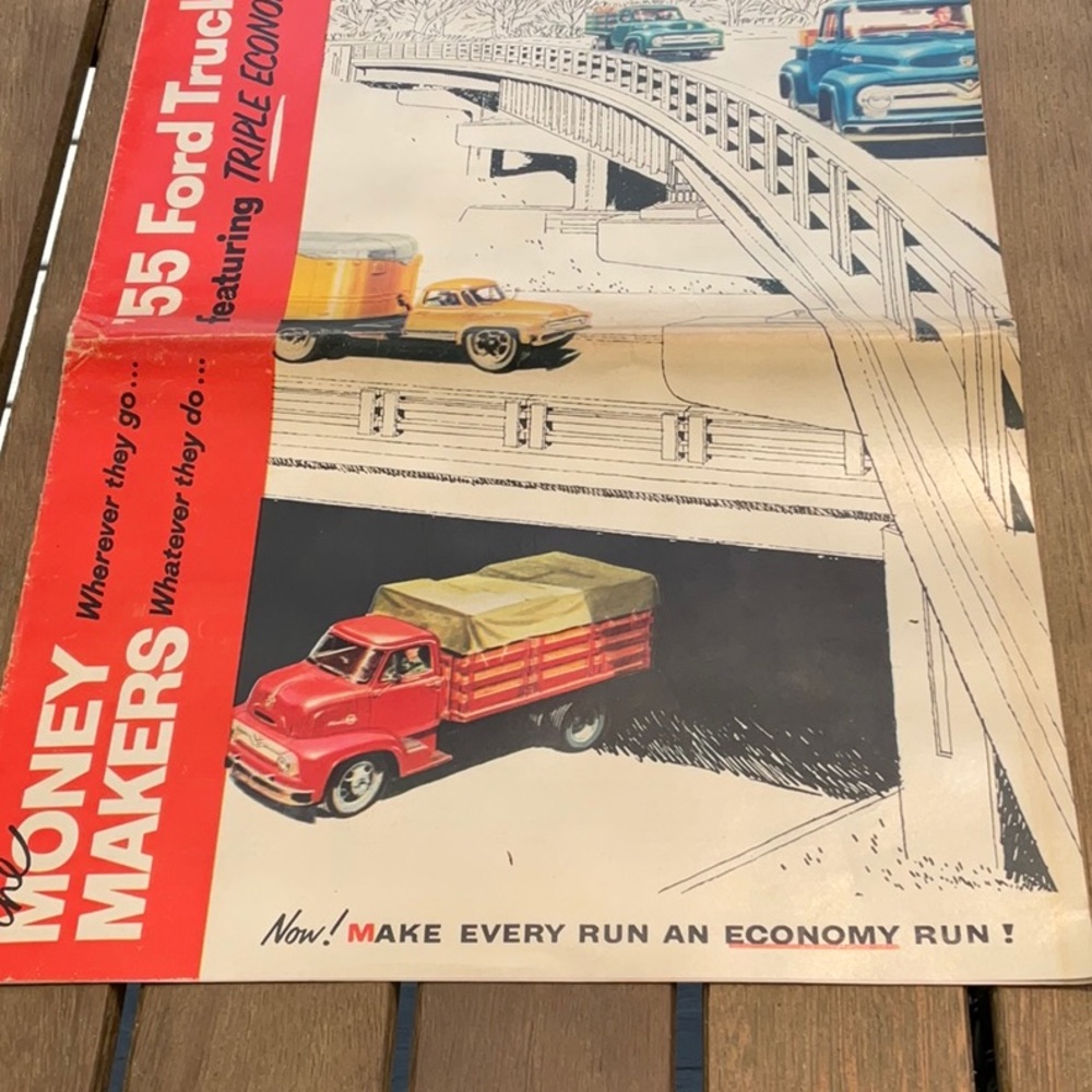 1955 Ford Truck Sales Brochure